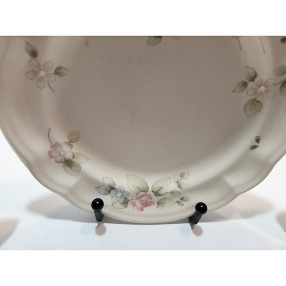 Vtg Pfaltzgraff Tea Rose Salad/Desert Plates Stoneware USA 7 3/8" Set of 5 - Picture 7 of 7